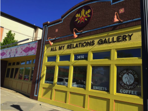 All My Relations Gallery store front.