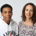 Centers Director Mary Beth Collins with her "little," JaRon Dorenzo