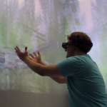 VR still from Blue Sky video