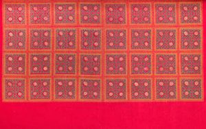 Mulberry Maze fabric detail large